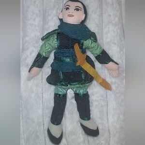 Mulan Warrior Disney Store Plush